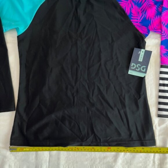 NEW-SWIMSUIT TOP with Long Sleeves Women's Size S - Melanie Palm Beach - Picture 7 of 14